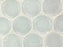 Full Sheet Sample - Liquid Drops Oyster Penny Round Glass Mosaic - 12" x 12" x 7 MM Frosted