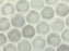 Full Sheet Sample - Liquid Drops Torrent Penny Round Glass Mosaic - 12" x 12" x 7 MM Frosted