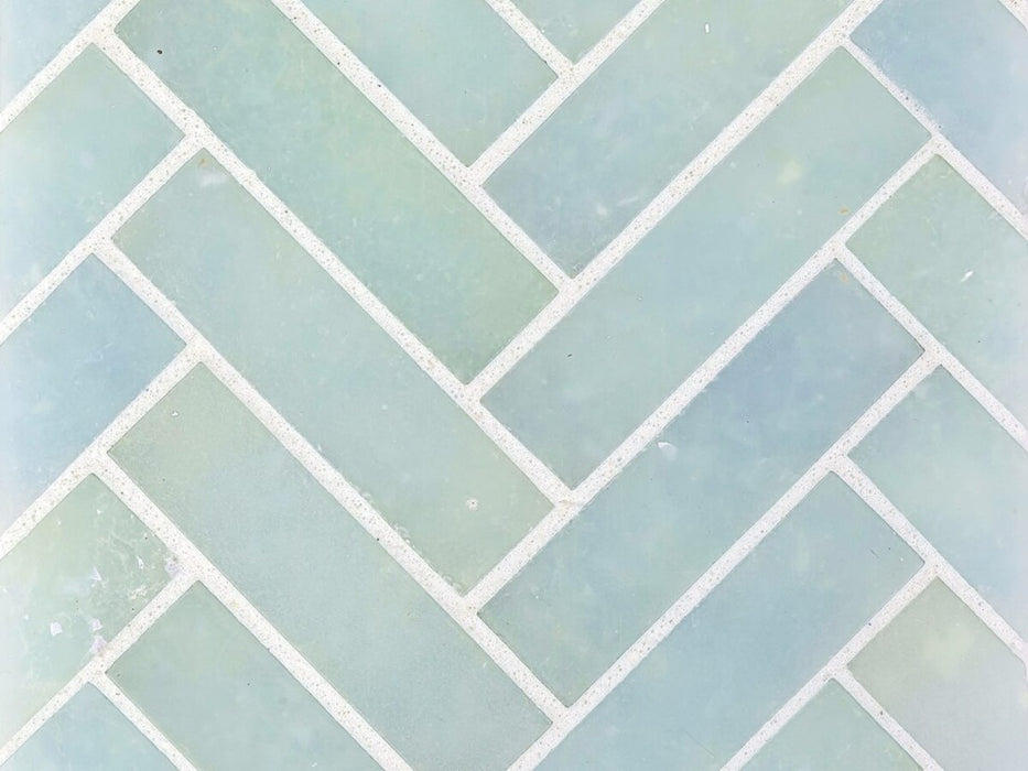 Glass Atlantic Mosaic Clear & Frosted 1