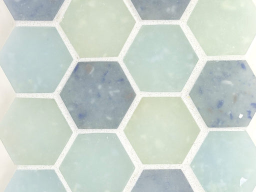 Glass Bermuda Blends Mosaic Frosted 1