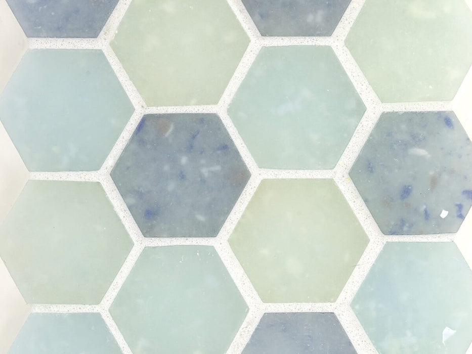 Glass Bermuda Blends Mosaic Frosted 1