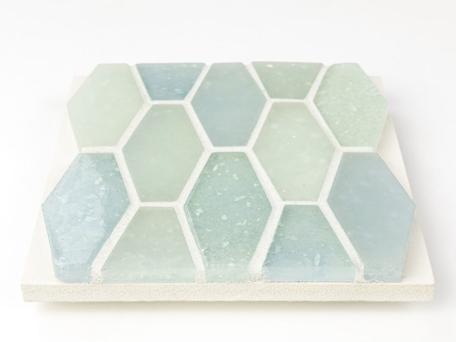 Glass Caribbean Blends Mosaic Frosted 3