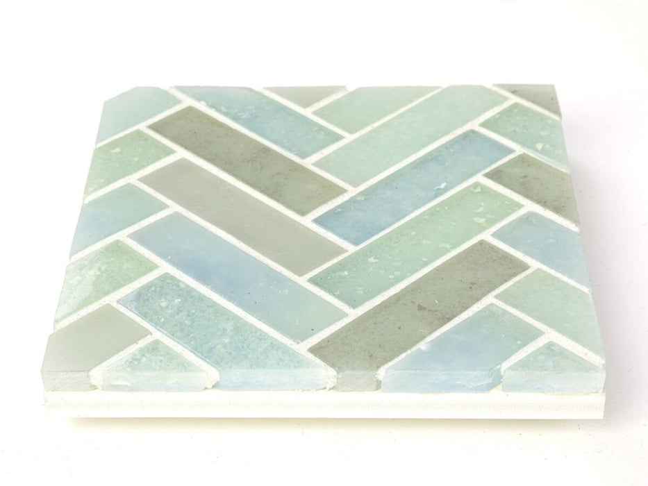 Glass Yellowstone Blends Mosaic Clear & Frosted 3