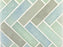 Glass Yellowstone Blends Mosaic Clear & Frosted 1