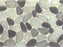 Full Sheet Sample - Liquid Rocks Moonstone Pebble Glass Mosaic - 10.8" x 10.8" x 7 MM Frosted