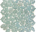 Glass Aqua Blue Mosaic Frosted 3