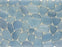 Full Sheet Sample - Liquid Rocks Miami Shores Pebble Glass Mosaic - 10.8" x 10.8" x 7 MM Frosted