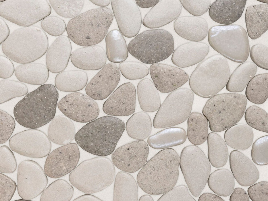 Glass Fresh Water Pearl Mosaic Frosted 2