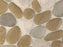Full Sheet Sample - Liquid Rocks Sandstone Pebble Glass Mosaic - 10.8" x 10.8" x 7 MM Frosted