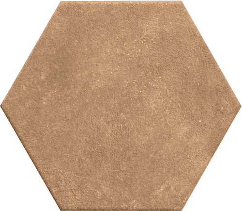 Full Tile Sample - Terracreta Chamotte Hexagon Porcelain Tile - 8.5" x 10" x 9 MM Honed