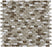 Full Sheet Sample - Ice Champange Mix Brick Glass Mosaic - 11.25" x 11.25" Glossy