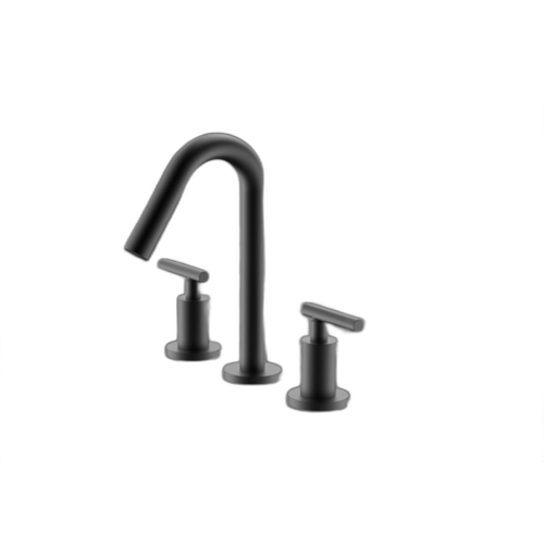 Chari Matte Black Matte Black Bathroom Faucet Matte Black 1