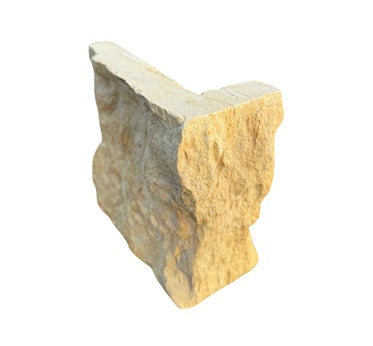 Chateaux Cream Split Face Limestone Veneer Corner - Random Sizes x 1 1/2"