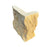 Chateaux Cream Split Face Limestone Veneer Corner - Random Sizes x 1 1/2"