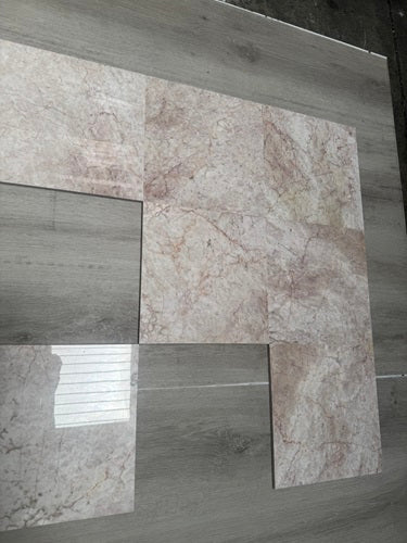 Cherry Blossom Marble Tile - Polished