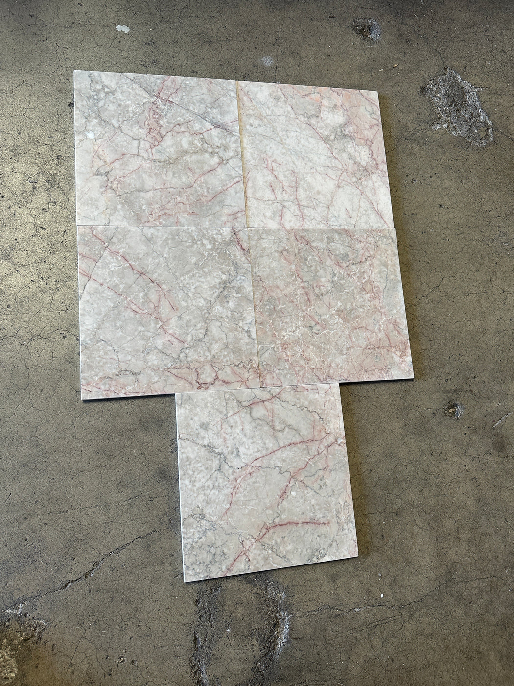 Cherry Blossom Polished Marble Tile | Lowest Price — Stone &amp; Tile ...