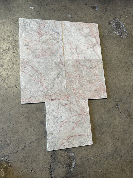 Cherry Blossom Marble Tile Polished 1