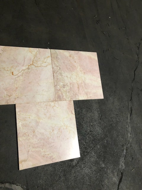 Cherry Blossom Marble Tile - 3" x 3" Tumbled