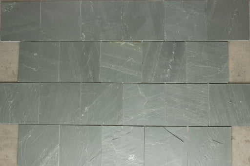 China Multi Color Slate Natural Cleft Mosaic - 3" x 6" x 3/8" - 5/8"