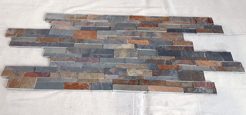 China Multi Color Slate Ledgestone - 6" x 24" Dressed 