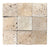 Full Tile Sample - Chocolate (Noche) Travertine Tile - 18" x 18" x 1/2" Tumbled