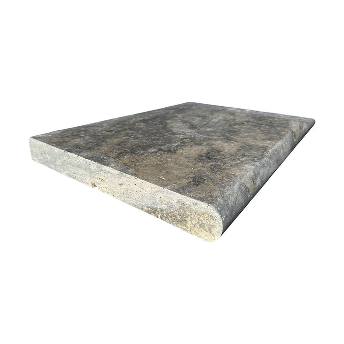 Coastal Travertine Silver Bullnose Coping Tumbled 2