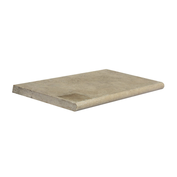 Coastal Travertine Walnut Bullnose Coping Tumbled 1