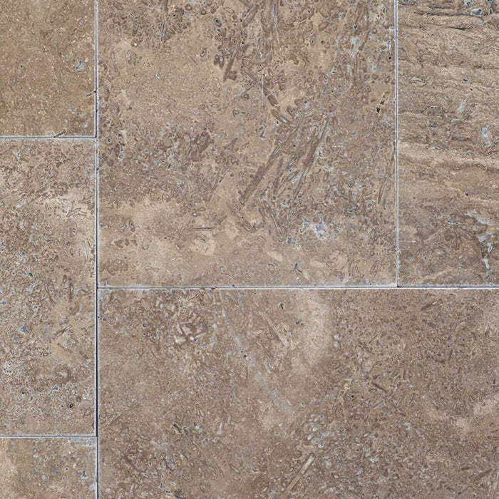 Coastal Travertine Walnut Paver Tumbled 2