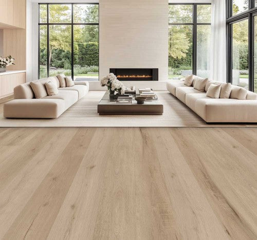 VersaCore Pure Edge Cobblestone WPC Luxury Vinyl Plank Flooring - Ceramic Bead