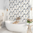 Skalini Majesty Colette Marble & Natural Stone Mosaic - 15" x 15.7"