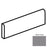 Color Story Wall Ceramic Storm Gray 0040 Bullnose Glossy 1
