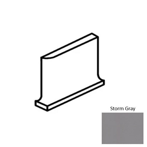 Color Story Wall Ceramic Storm Gray 0040 Cove Base Corner Right Glossy 1