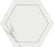 Full Tile Sample - Concert White Deco Gold Porcelain Tile - 7" x 6" x 9 MM Matte