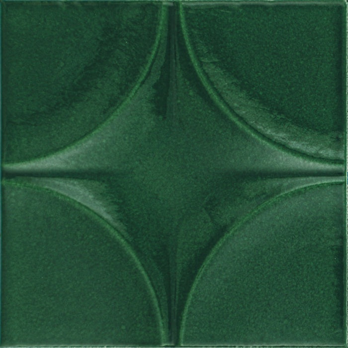 Contempee Ceramic Fern Star CE34 Tile Glossy 2