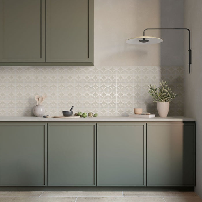 Contempee Ceramic Jasmine Star CE30 Tile Glossy 6