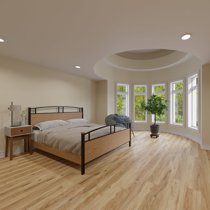 Contour Plank Vinyl Heritage Hickory Vinyl Plank Textured 2