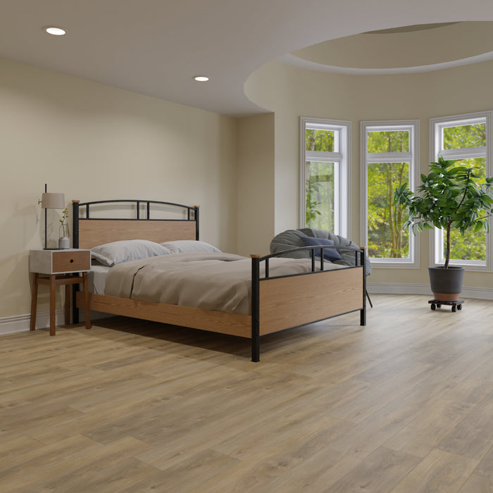 Contour Plank Vinyl Lubbock Hickory Vinyl Plank Textured 2