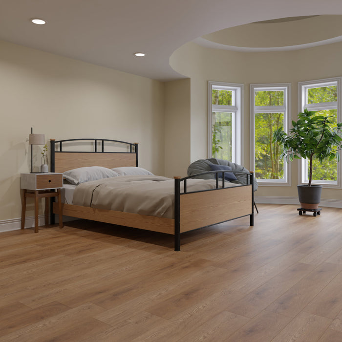 Contour Plank Vinyl Tanned Oak Vinyl Plank Textured 2
