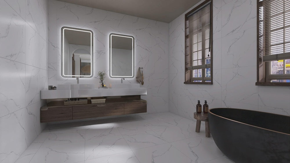 Cora Porcelain Cararra GRNCORA Tile Matte 4