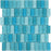 Full Sheet Sample - Aquatica Watercraft Coral Reef Glass Mosaic - 1" x 2" Glossy