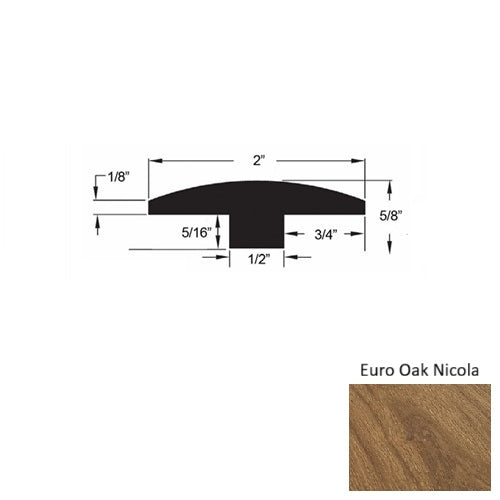 Costa Wood Euro Oak Nicola T Molding Urethane 1