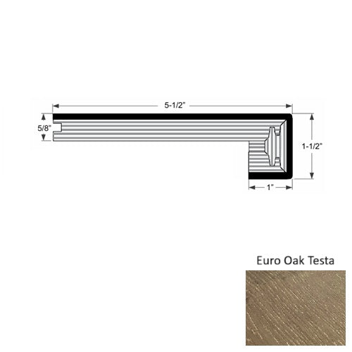 Costa Wood Euro Oak Testa Square Stair Nose Urethane 1