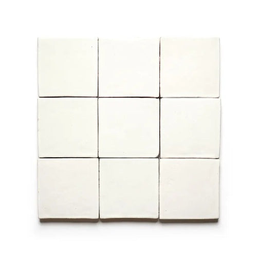 Full Tile Sample - Cotto Albar Clay Tile - 4" x 4" x 5/8" Gloss & Satin