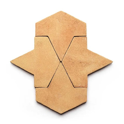 Full Tile Sample - Cotto Alcazar  Adobe Clay Tile - 6" x 6" x 5/8" Glazed