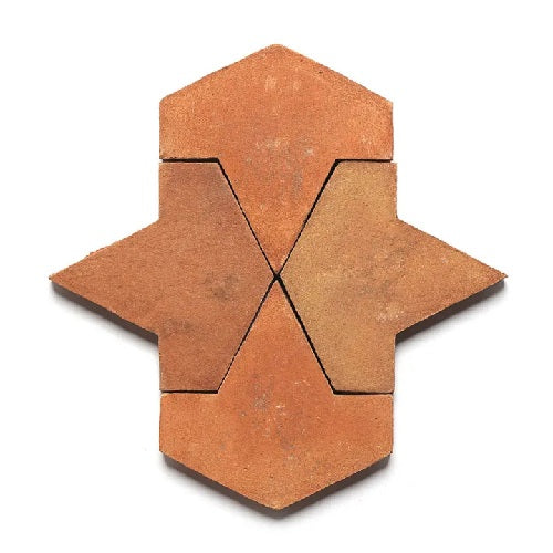 Full Tile Sample - Cotto Alcazar Fire Earth Clay Tile - 6" x 6" x 5/8" Glazed