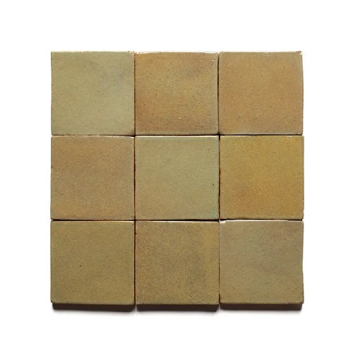 Full Tile Sample - Cotto Creosote Clay Tile - 4" x 4" x 5/8" Gloss & Satin