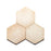 Full Tile Sample - Cotto Blanco Clay Tile - 8" x 9" Hexagon x 5/8" Glazed