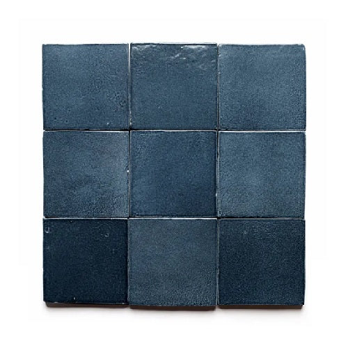 Full Tile Sample - Cotto Piedra Clay Tile - 4" x 4" x 5/8" Gloss & Satin