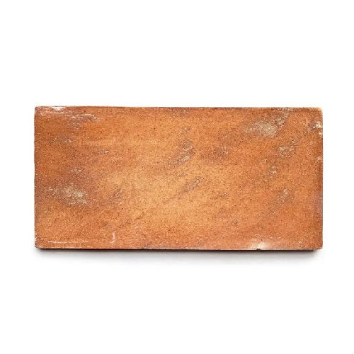 Full Tile Sample - Cotto Fired Earth Clay Tile - 6.5" x 13" x 5/8" Glazed