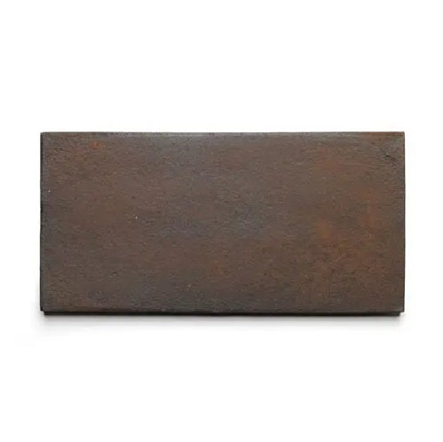 Full Tile Sample - Cotto Madera Clay Tile - 6.5" x 13" x 5/8" Glazed